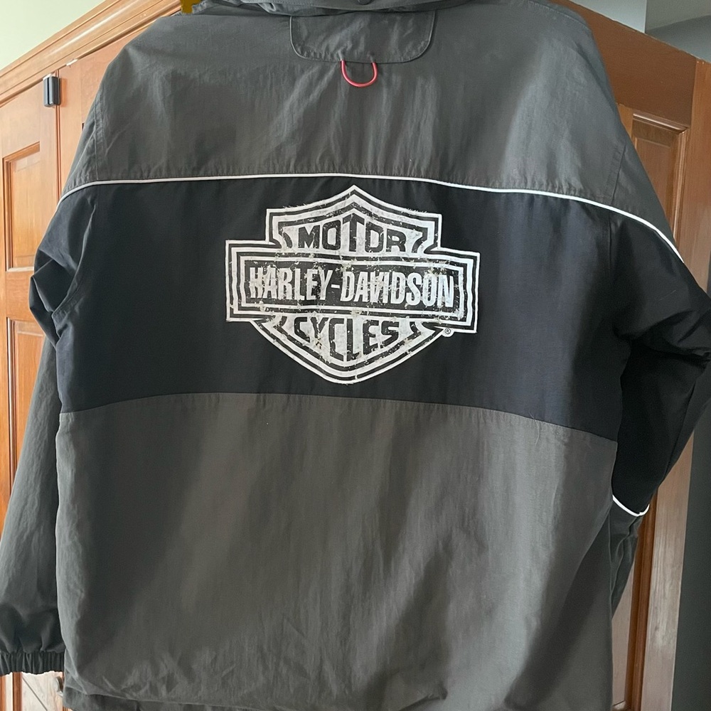 Vintage Harley-Davidson Rain-resistant heavy Windbreaker, men’s large